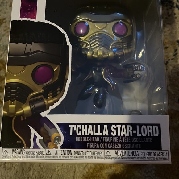 NWT Funko Pop 871 Tchalla Star Lord - Picture 6 of 6